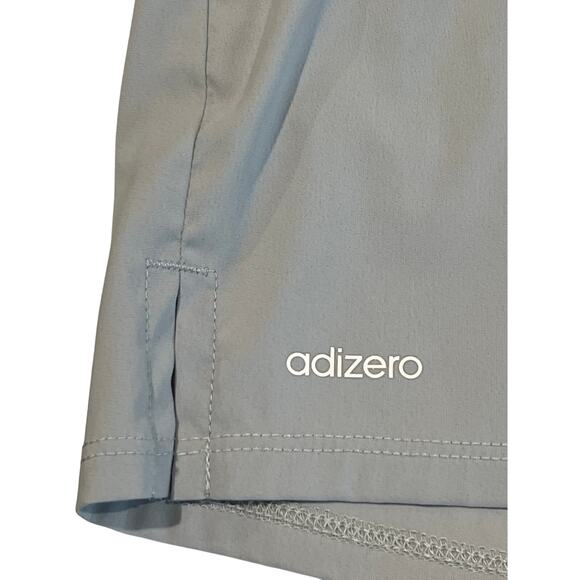 Adidas Gray Adizero Running Shorts Women's Size 6 Moisture Wicking, Comfortable - Picture 4 of 9